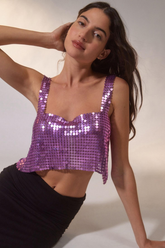 Harlow Metal Cropped Top | Dress In Beauty