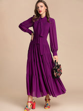 Novella Elegant Maxi Dress Purple / S