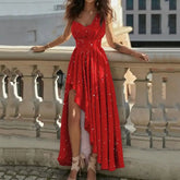 Red Cocktail Graduation Bridesmaid Formal Christmas Party Dress