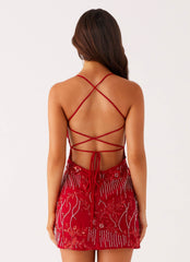 VIETTA SEQUIN MINI DRESS