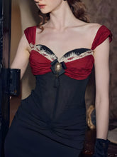 Vintage Corset Bodycon Maxi Dress