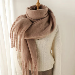Cashmere Winter Pashmina Blanket Wrap - Thick And Soft Scarf Camel Scarfs-L