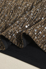 Sequin Strapless Bodycon Mini Dress