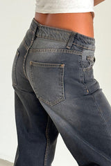Classic Relaxed Fit Straight Leg Jeans