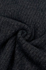 Short Wool Pullover Color Block Sweater