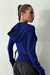 Slim Fit Printed Hoodie