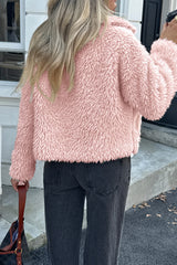 Elegant Faux Fur Long Coat