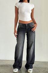 Classic Relaxed Fit Straight Leg Jeans