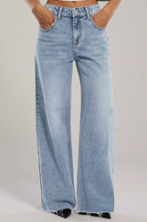 Embroidered Bow Pocket Jean