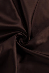 Clacive Fashion Loose Brown Satin Maxi Dress