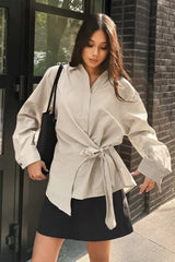 Loose Fit Collared Blouse