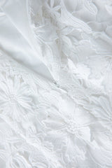Heavy Lace 3D Embroidery Strapless Camellia Prom Dress