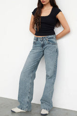 Classic Relaxed Fit Straight Leg Jeans