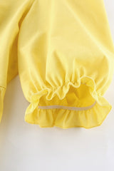 Resort Casual Cotton Linen Puff Sleeve Two Piece Skirt Set