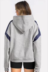 Color Block Oversized Pullover Hoodie