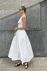 Knit U-Neck Maxi Dress