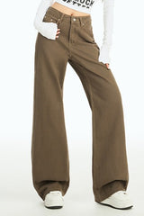 High Waist Loose Wide Leg Jean