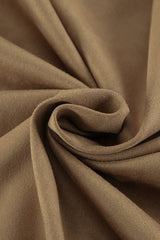 Vintage Khaki Suede Casual Jacket