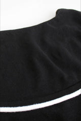 One-Shoulder Knit Work Dress
