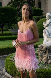 Tassel Fringed Mini Dress