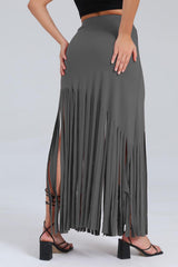 Fringe Punk Bodycon Skirt
