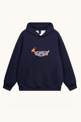 Dachshund Embroidered Pullover Hoodie