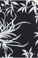 Printed Tassel Patchwork Midi Dress