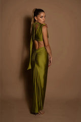 Hollow Out Turtleneck Sleeveless Bodycon Maxi Dress