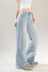 Low Rise Loose Wide Jean