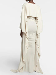 Lilgiuy Tight Sleeved Maxi Dress