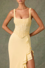 ROBINA RUFFLE MAXI DRESS