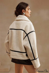 Shearling Biker Thick Fleece Coat