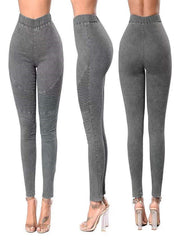 KittenAlarm - Autumn Winter Pants For Women High Waist Vintage Baggy Mom Jeans Korean Fashion Denim Overalls Trousers Pants Streetwear