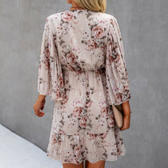 Harajuku Floral Smocked Dress