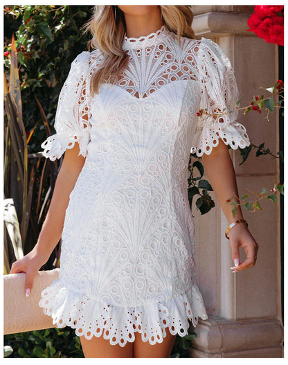 Champs-lys¨¦es Embroidered Lace Dress