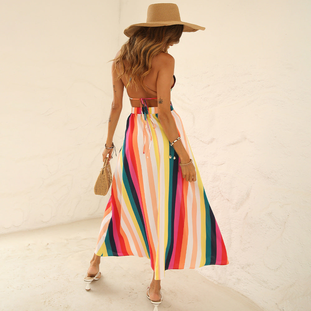 Nicoya Metallic Maxi Dress