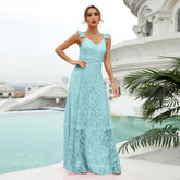 It Was All A Dream Lace Maxi Dress - Jade