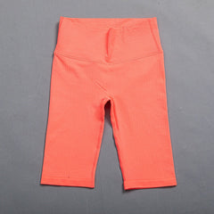 KittenAlarm - Mojoyce Solid Ribbed Yoga Pants Leggings Women Seamless Sport Leggings Gym Clothing Fitness High Waist Push Up Workout Tights Pants