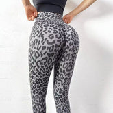 KittenAlarm - Mojoyce Leopard Yoga Leggings Women Seamless Gym Yoga Pants High Waist Sports Legging Push Up Workout Fitness Running Pants