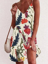 Vintage Boho Holiday Comfortable Casual Sleeveless Dresses Ins Street