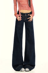 High Waist Slim Flare Jean