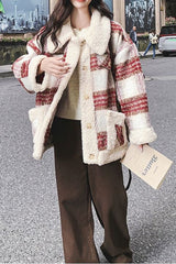 Plaid Sherpa Christmas Outerwear