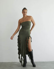 Aliza Mini Dress - Olive