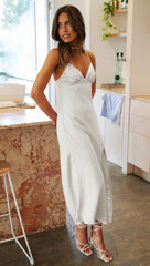 Solid Color Slim fit WaistbDress Elegant Holiday Dress