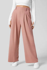 Hip Slimming Wide Leg Relaxed Knit Pants