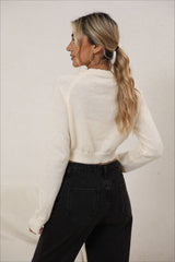 Round Neck Knit Sweater