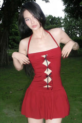 Bodycon Square Neck Slip Dress