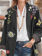 Premium Loose Lapel Mid-Length Coat