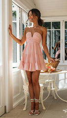 Chelsey Mini Dress -Pink