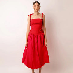 Katlene  Dress - Red